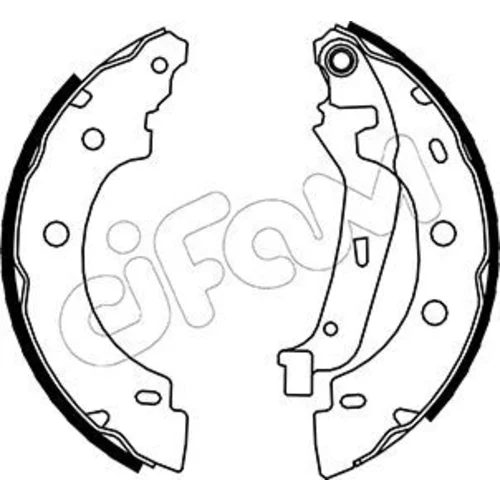 Sada brzdových čeľustí CIFAM 153-355