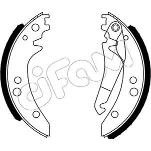 Sada brzdových čeľustí CIFAM 153-238