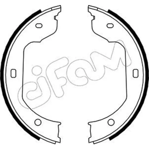 Sada brzd. čeľustí parkov. brzdy CIFAM 153-019