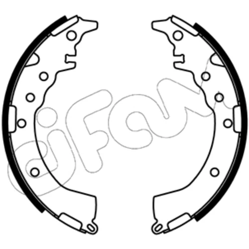 Sada brzdových čeľustí CIFAM 153-687