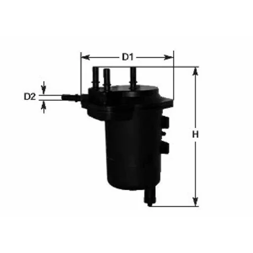 Palivový filter CLEAN FILTERS MGC1692