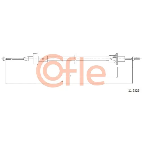 Lanko ovládania spojky COFLE 11.2326