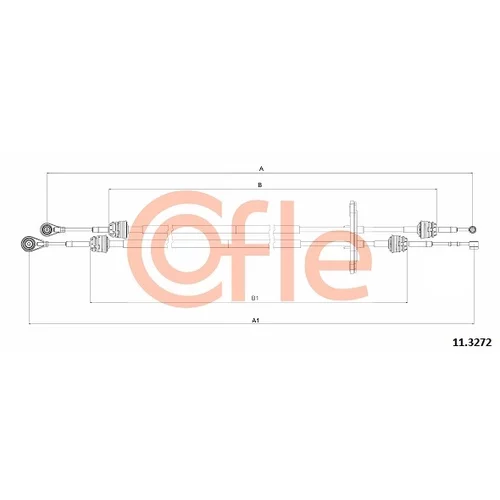 Lanko ručnej prevodovky 11.3272 /COFLE/