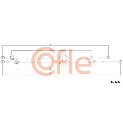 Lanko ručnej prevodovky 11.3280 /COFLE/