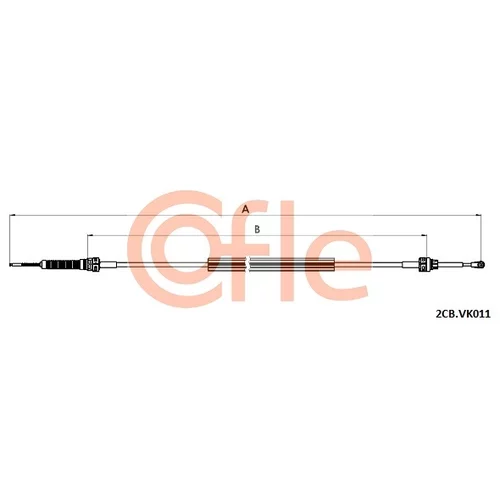 Lanko ručnej prevodovky COFLE 2CB.VK011