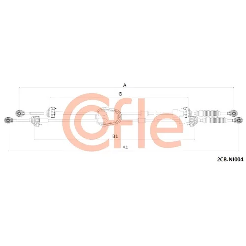 Lanko ručnej prevodovky COFLE 92.2CB.NI004