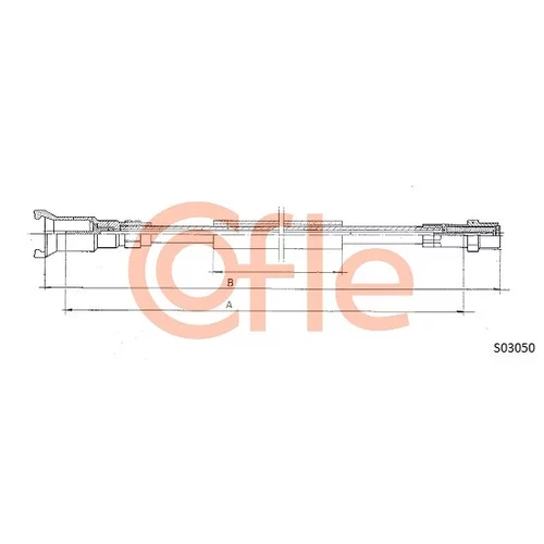 Hriadeľ tachometra COFLE 92.S03050