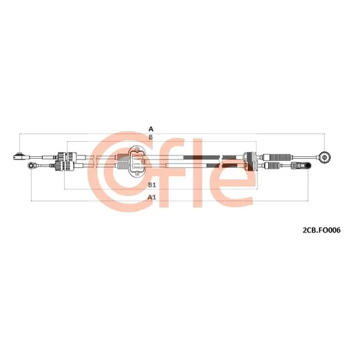Lanko ručnej prevodovky COFLE 2CB.FO006