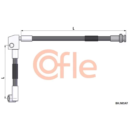 Brzdová hadica COFLE 92.BH.NI147