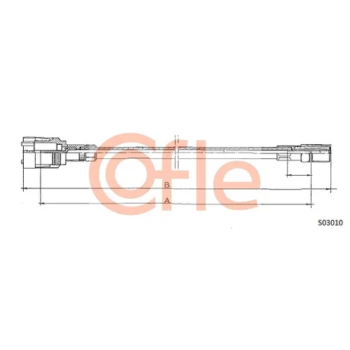 Hriadeľ tachometra COFLE 92.S03010