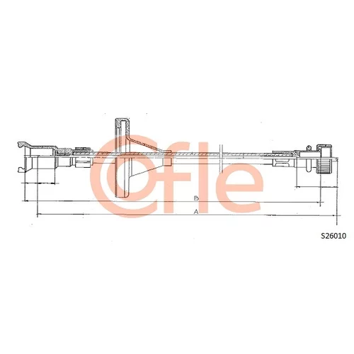 Hriadeľ tachometra COFLE 92.S26010