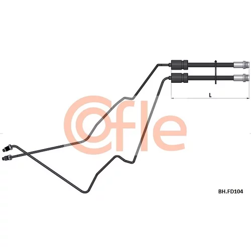 Brzdová hadica COFLE 92.BH.FD104
