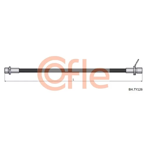 Brzdová hadica COFLE 92.BH.TY126
