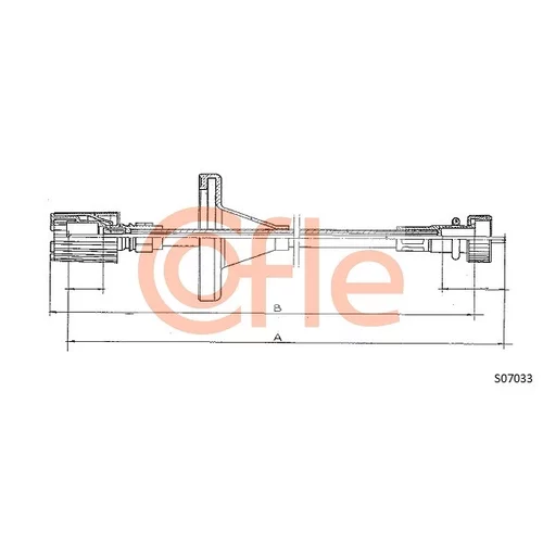 Hriadeľ tachometra COFLE 92.S07033