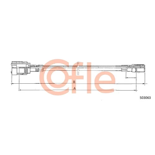 Hriadeľ tachometra COFLE S03063