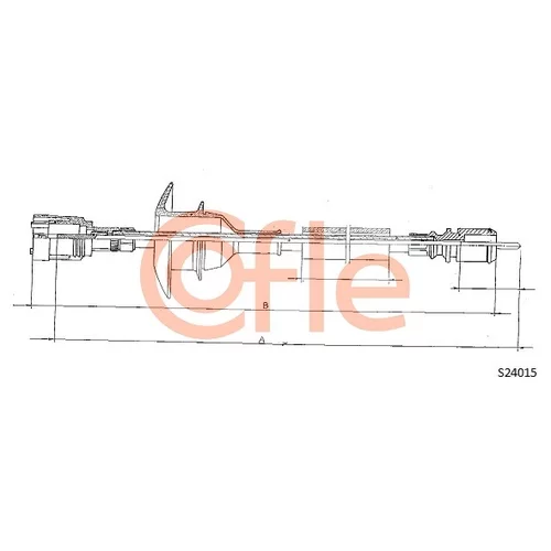 Hriadeľ tachometra COFLE S24015