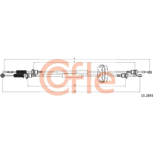 Lanko ručnej prevodovky COFLE 15.2893