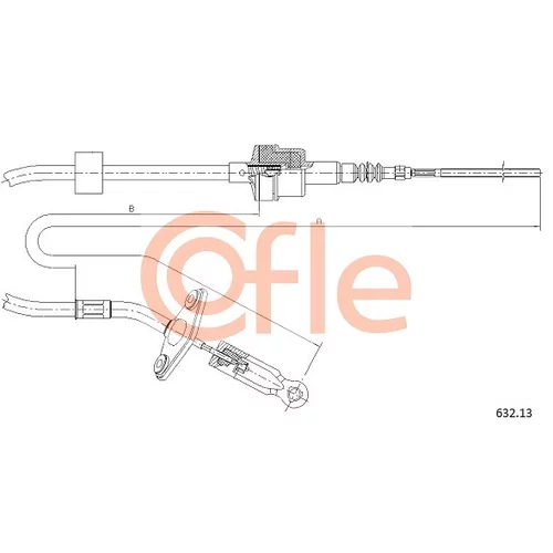 Lanko ovládania spojky COFLE 632.13