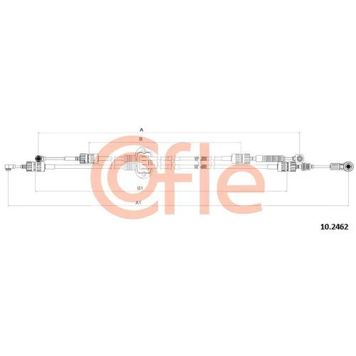 Lanko ručnej prevodovky COFLE 10.2462
