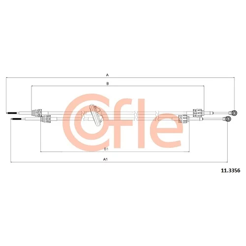 Lanko ručnej prevodovky 11.3356 /COFLE/