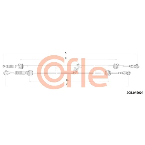 Lanko ručnej prevodovky COFLE 92.2CB.ME004