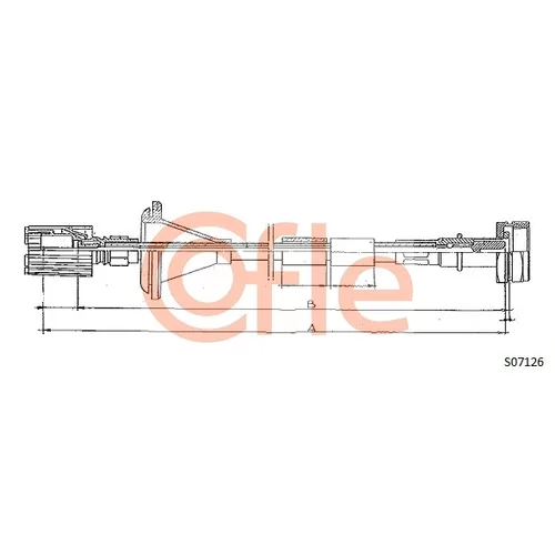 Hriadeľ tachometra COFLE 92.S07126