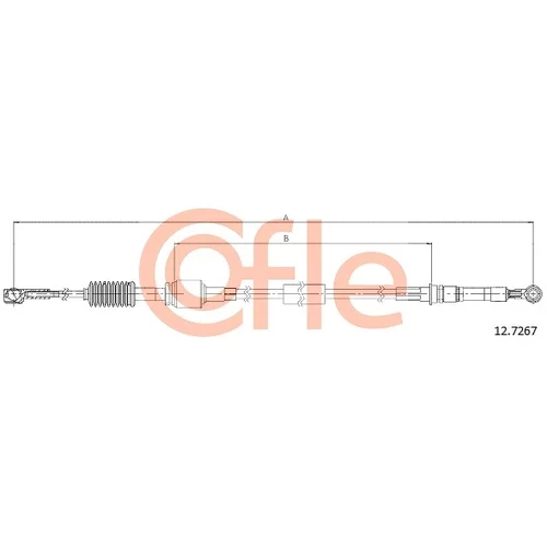 Lanko ručnej prevodovky COFLE 12.7267