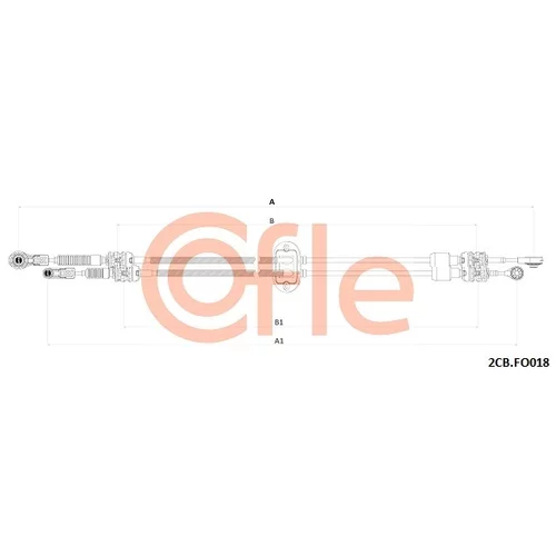 Lanko ručnej prevodovky COFLE 92.2CB.FO018