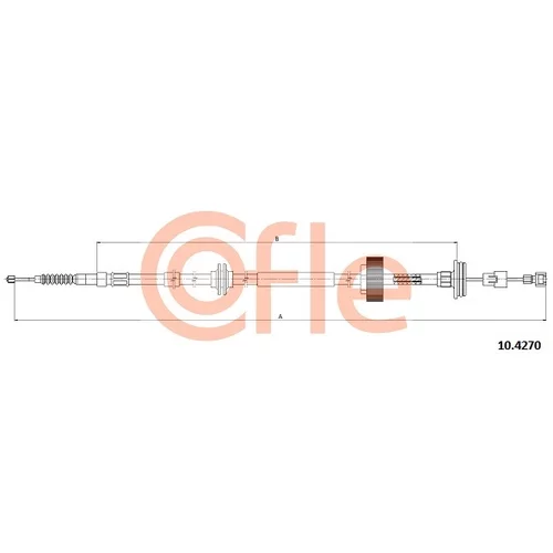 Ťažné lanko parkovacej brzdy COFLE 10.4270