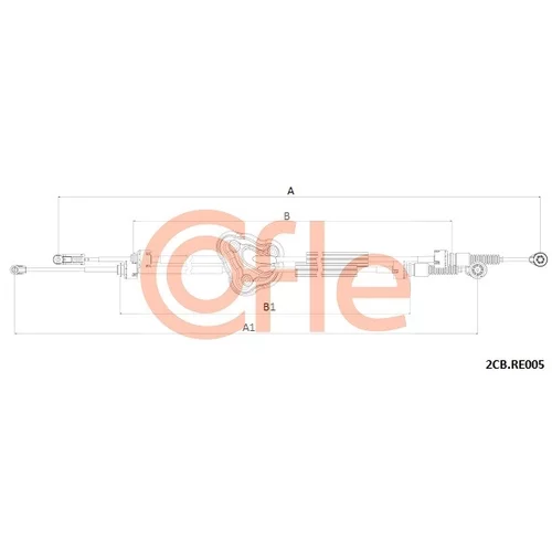 Lanko ručnej prevodovky 2CB.RE005 /COFLE/