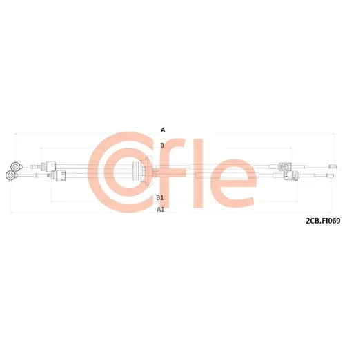 Lanko ručnej prevodovky COFLE 92.2CB.FI069