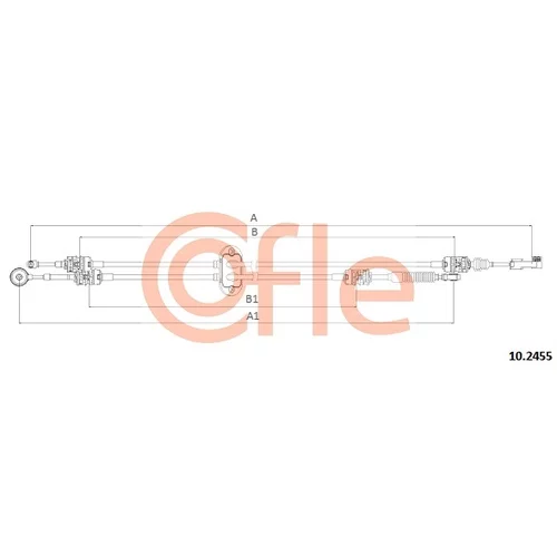 Lanko ručnej prevodovky COFLE 10.2455