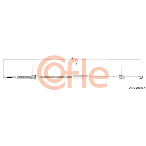 Lanko ručnej prevodovky COFLE 2CB.VK022