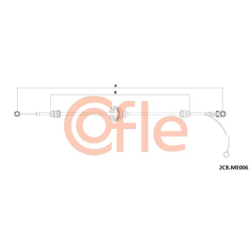 Lanko ručnej prevodovky COFLE 92.2CB.ME006