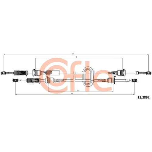 Lanko ručnej prevodovky 11.2892 /COFLE/
