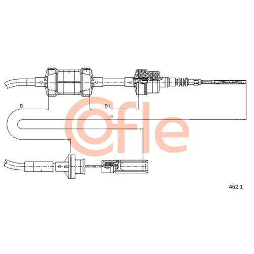 Lanko ovládania spojky 462.1 /COFLE/