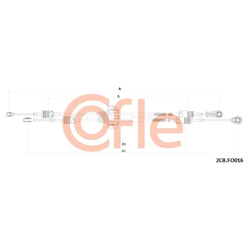 Lanko ručnej prevodovky COFLE 92.2CB.FO016