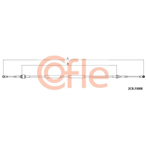 Lanko ručnej prevodovky COFLE 92.2CB.FI008