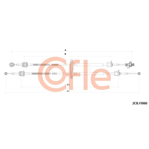 Lanko ručnej prevodovky COFLE 92.2CB.FI060