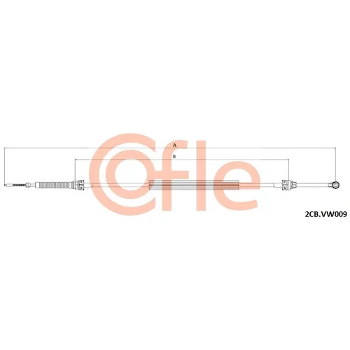 Lanko ručnej prevodovky 2CB.VK009 /COFLE/