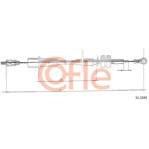 Plynové lanko COFLE 11.1242