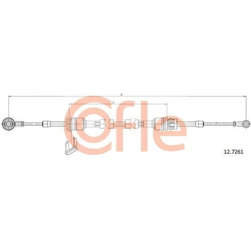 Lanko ručnej prevodovky COFLE 12.7261