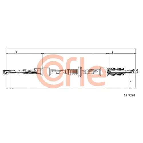 Lanko ručnej prevodovky COFLE 12.7284