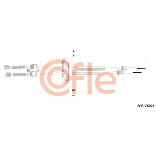 Lanko ručnej prevodovky COFLE 92.2CB.VK027