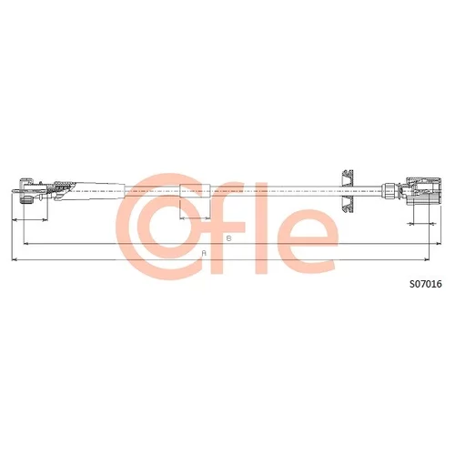 Hriadeľ tachometra COFLE S07016