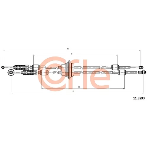 Lanko ručnej prevodovky 11.3293 /COFLE/