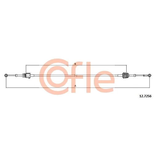 Lanko ručnej prevodovky COFLE 12.7256