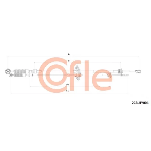 Lanko ručnej prevodovky COFLE 92.2CB.HY004