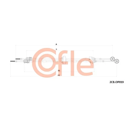 Lanko ručnej prevodovky COFLE 92.2CB.OP019