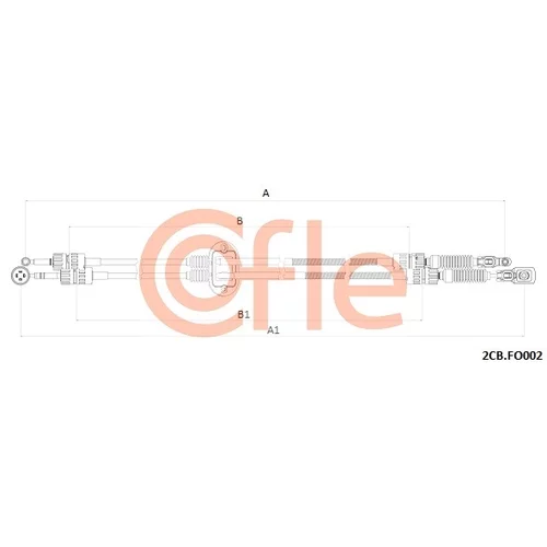 Lanko ručnej prevodovky COFLE 2CB.FO002